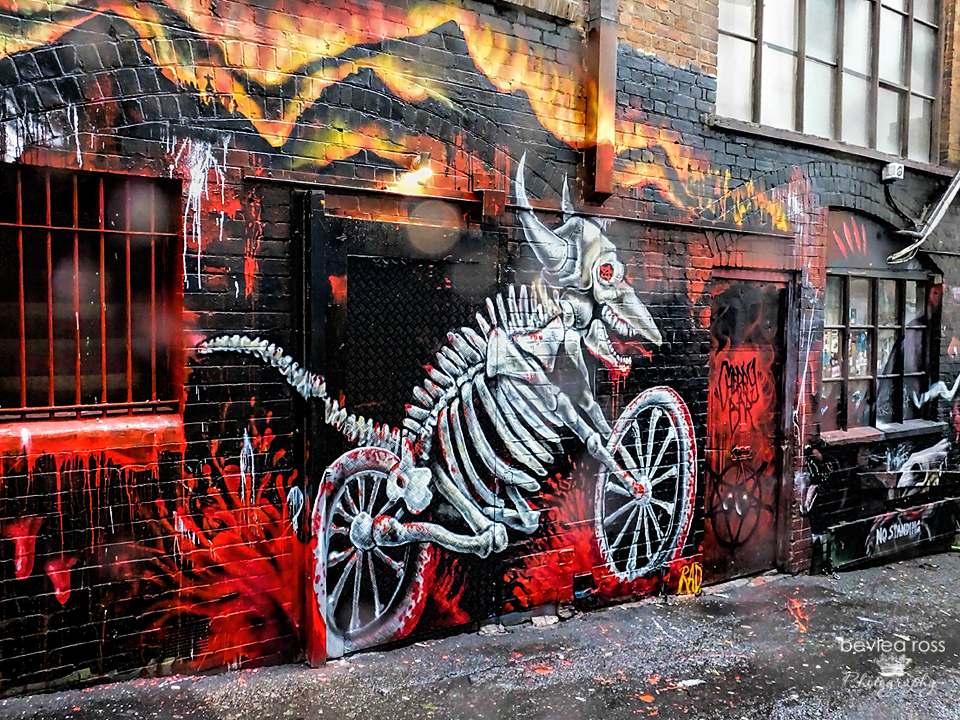 street art in Hosiers Lane, Melbourne