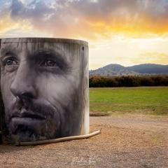CFA Water tank, Winton Wetlands