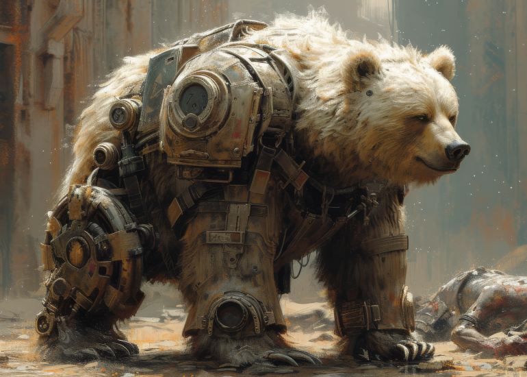 Armed Polar Bear