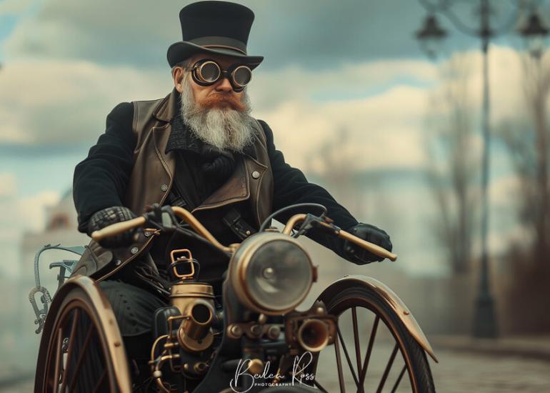 Steampunk man