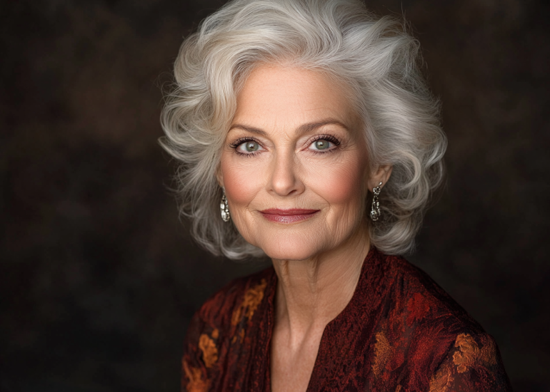 headshot of older woman