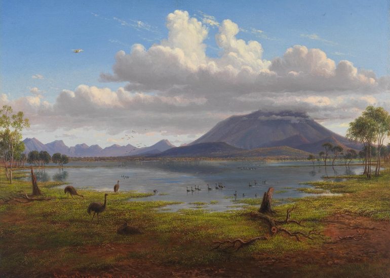Eugene von Guérard, Mount William and part of the Grampians in West Victoria, 1865 Reproduced courtesy National Gallery of Victoria